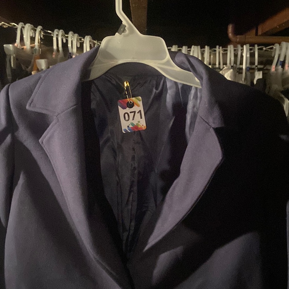 #71 womena blue Blazer large